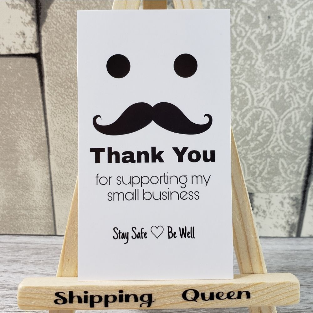 8/$20 Poshmark Thank You Cards Shipping Feedback
